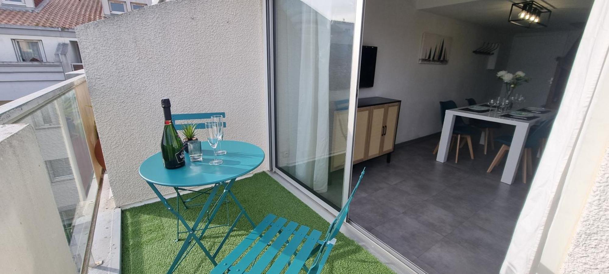 L'Ophelia Duplex Dernier Etage Balcon Centre Climatisation Lägenhet Sète Exteriör bild
